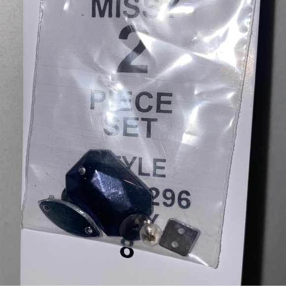 💙 SLNY SL Fashion New York Embellished Navy Tiered Chiffon Dress & Capelet  NWT - Picture 10 of 10